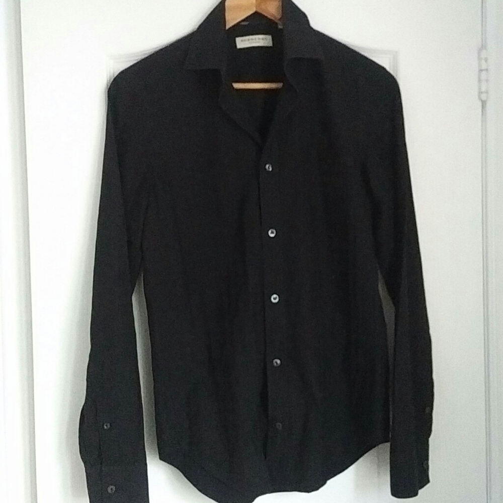 BURBERRY LONDON - classic black on black check top